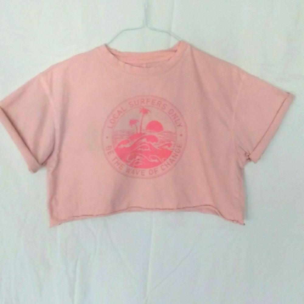 Crop top, pink, go's with all jeans